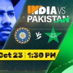 Men’s T20 World Cup 2022: India vs. Pakistan begins on October 23.